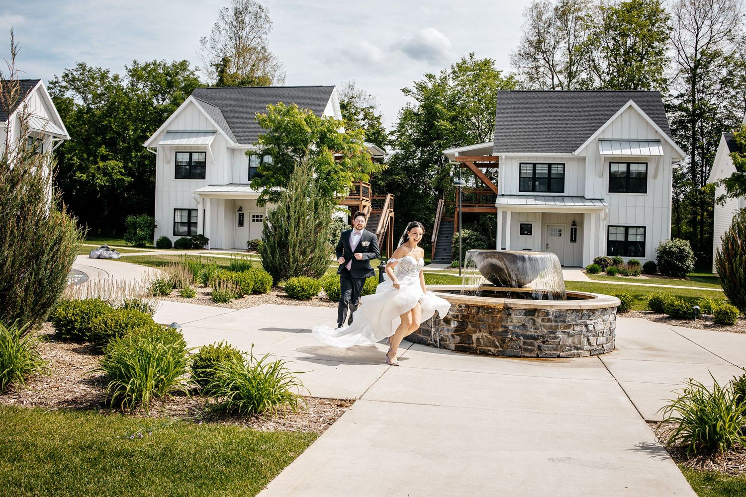 Michigan wedding photographer bride and groom portrait