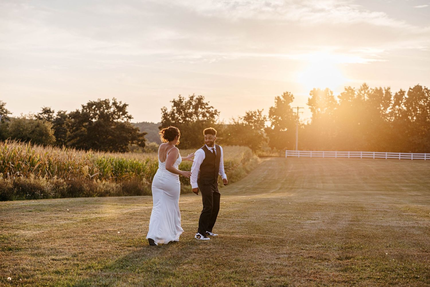luxury wedding photographer bride and groom portrait