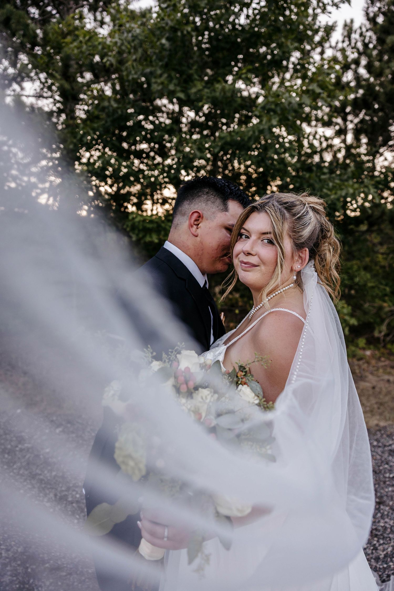 editorial wedding photographer bride and groom portrait