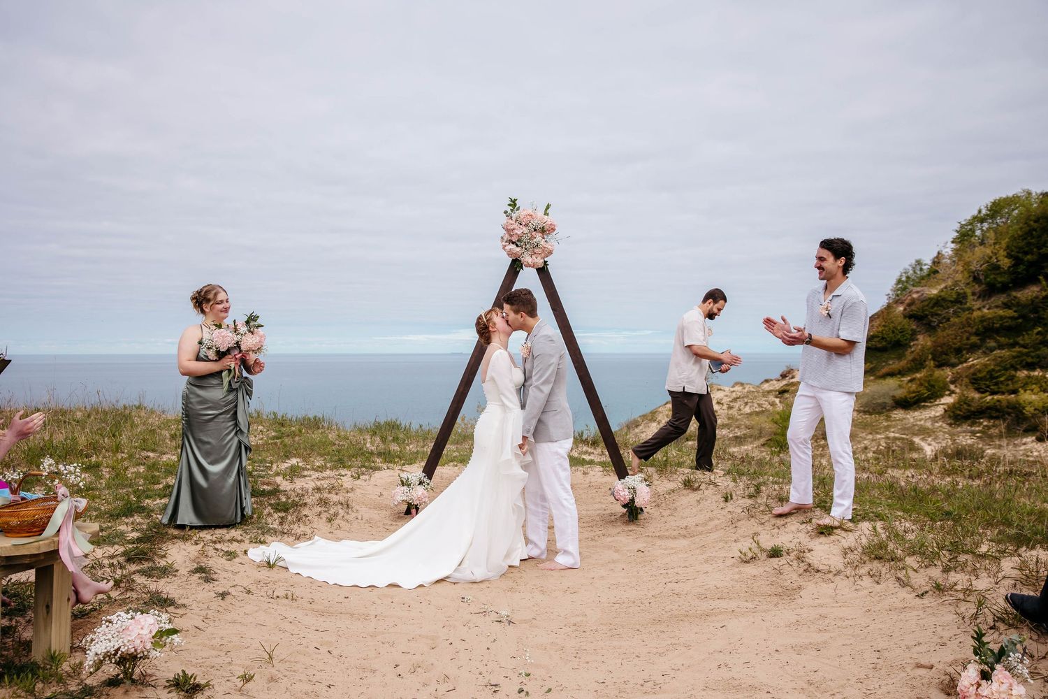 Michigan wedding photography ceremony moment