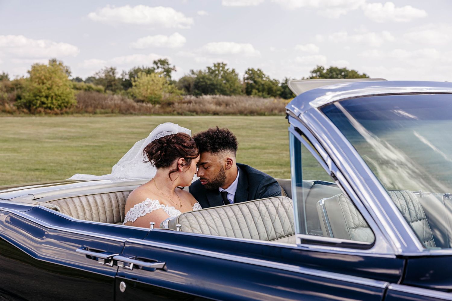 Michigan wedding photographer bride and groom portrait
