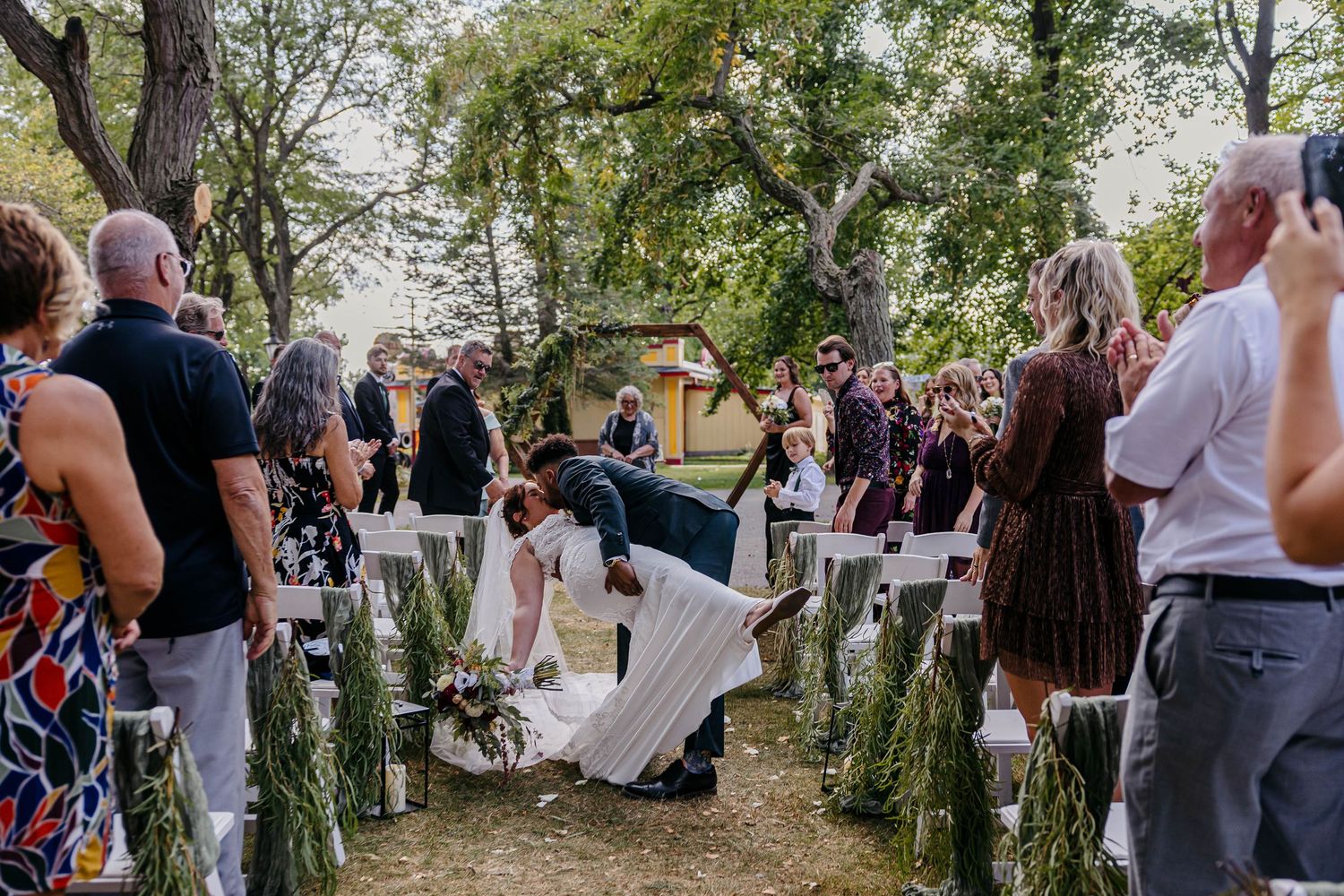 Michigan wedding photography ceremony moment