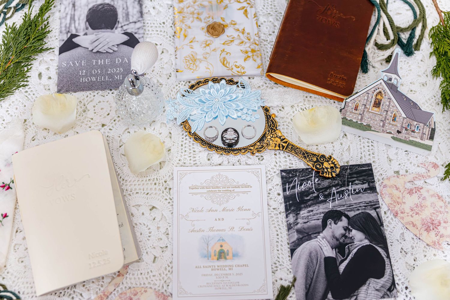 All Saints Wedding Chapel Wedding Photos | Howell, MI