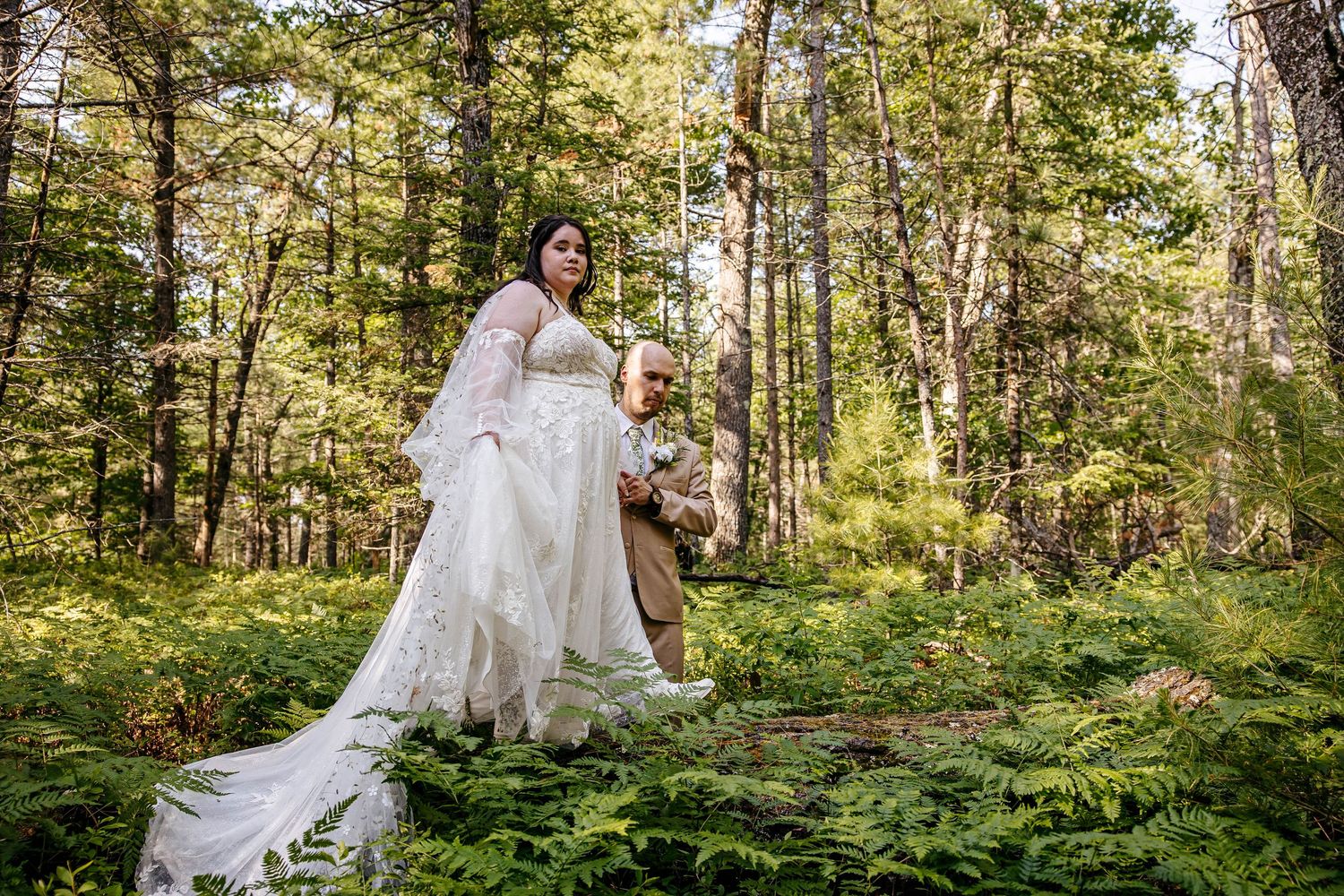 luxury wedding photographer bride and groom portrait