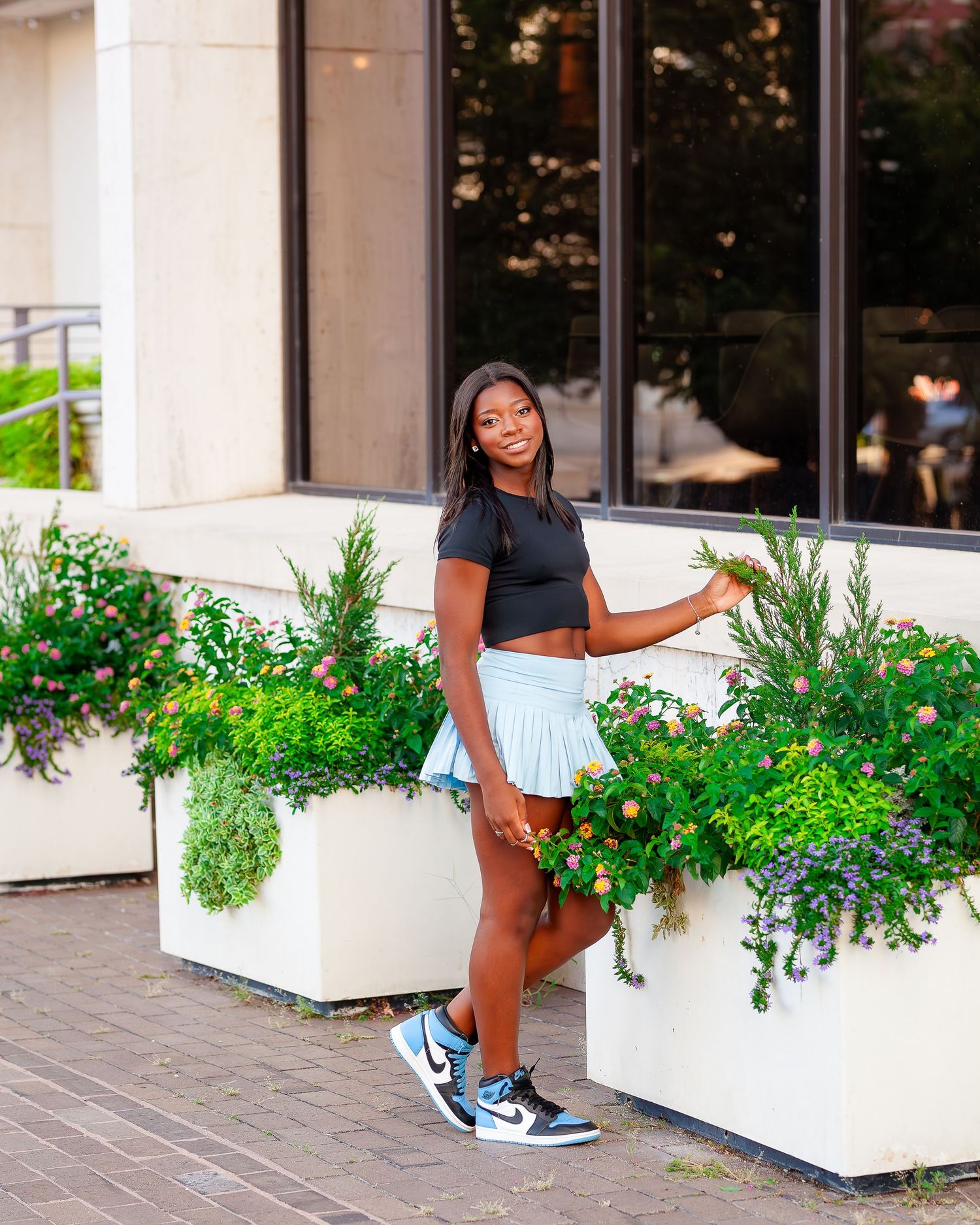 Modern senior photography in Tulsa Oklahoma with natural light and editorial styling by Imagery by LaShawn Renee.