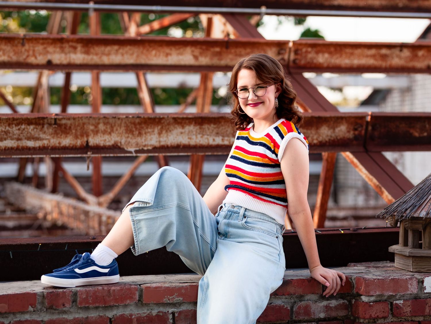 Editorial senior photography session serving Bartlesville, Owasso, and Broken Arrow Oklahoma focused on personality-filled imagery.