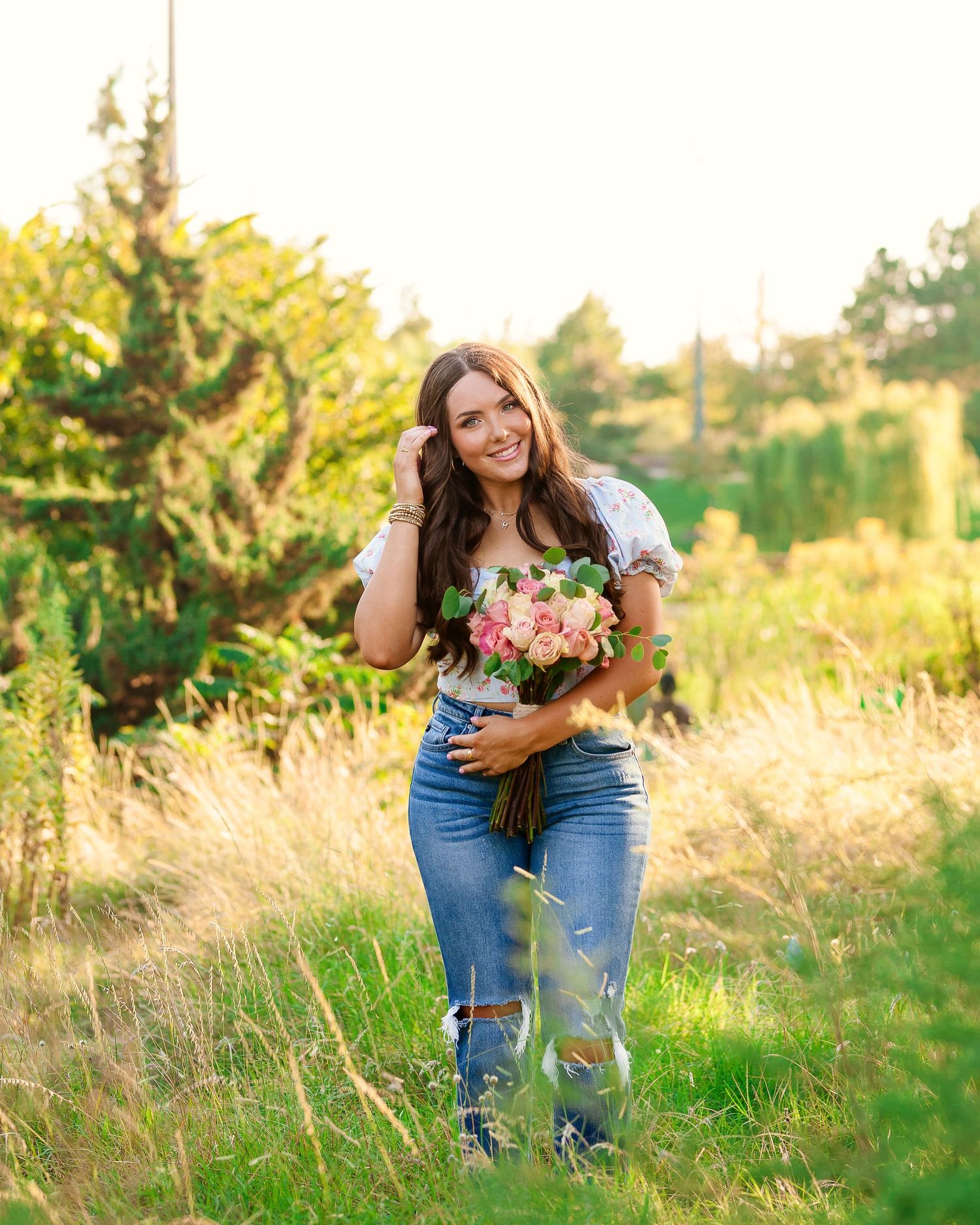 High school senior portrait session in Tulsa Oklahoma featuring bright, true-to-life imagery by Imagery by LaShawn Renee.