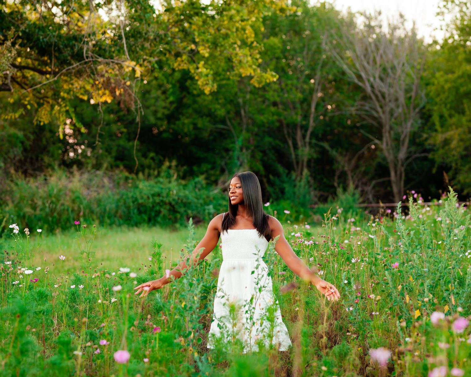 Modern senior photography in Tulsa Oklahoma with natural light and editorial styling by Imagery by LaShawn Renee.
