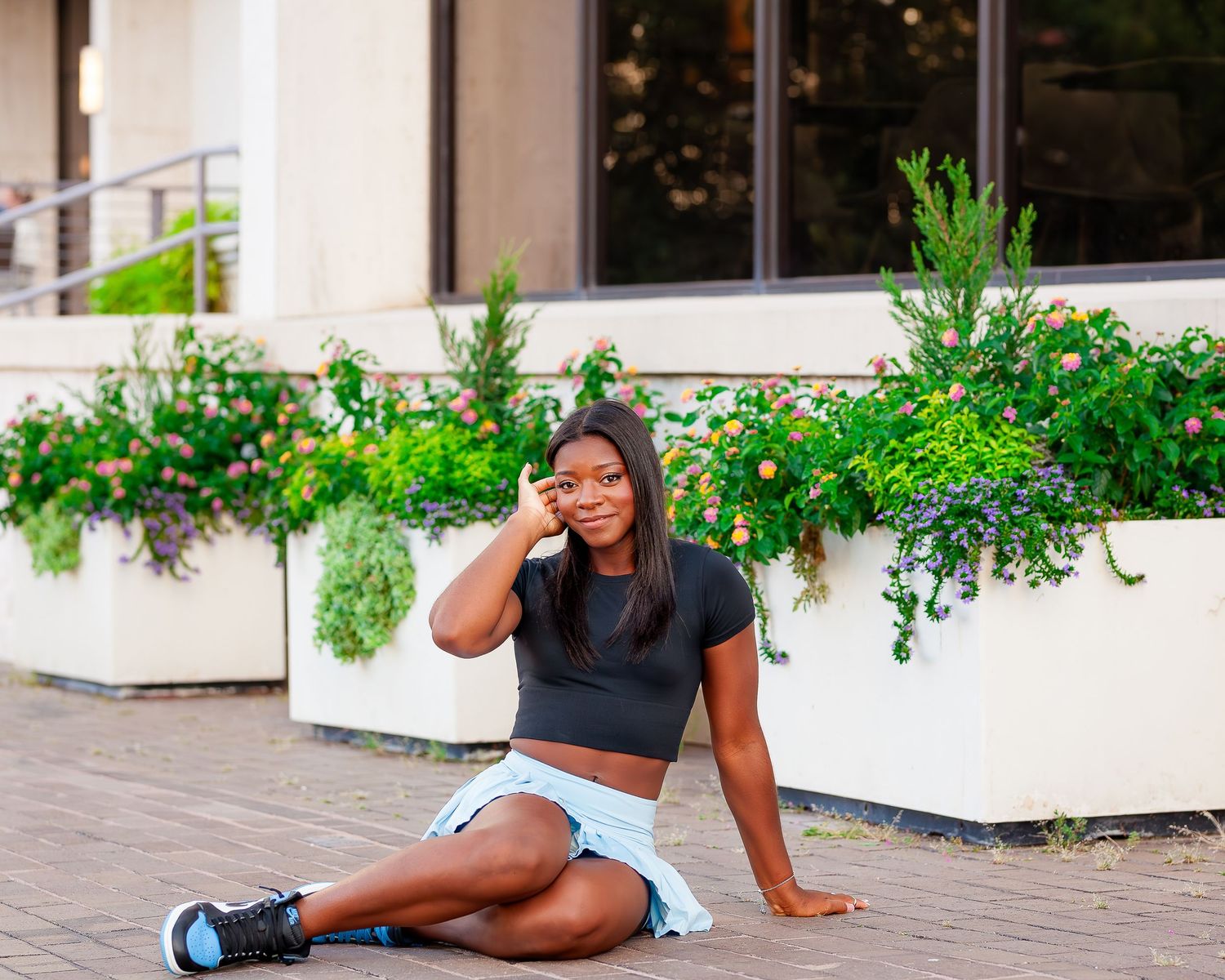 Modern senior photography in Tulsa Oklahoma with natural light and editorial styling by Imagery by LaShawn Renee.