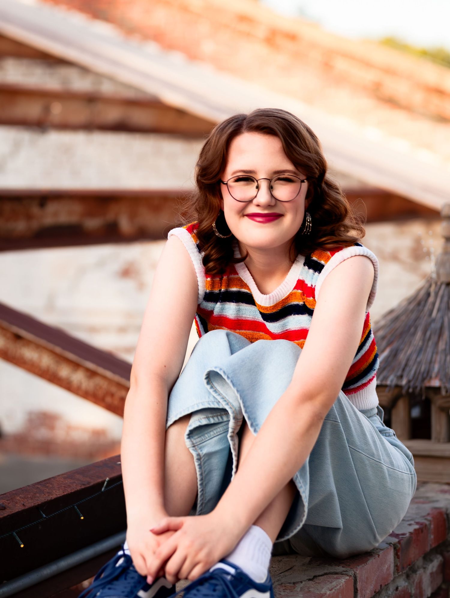 Editorial senior photography session serving Bartlesville, Owasso, and Broken Arrow Oklahoma focused on personality-filled imagery.