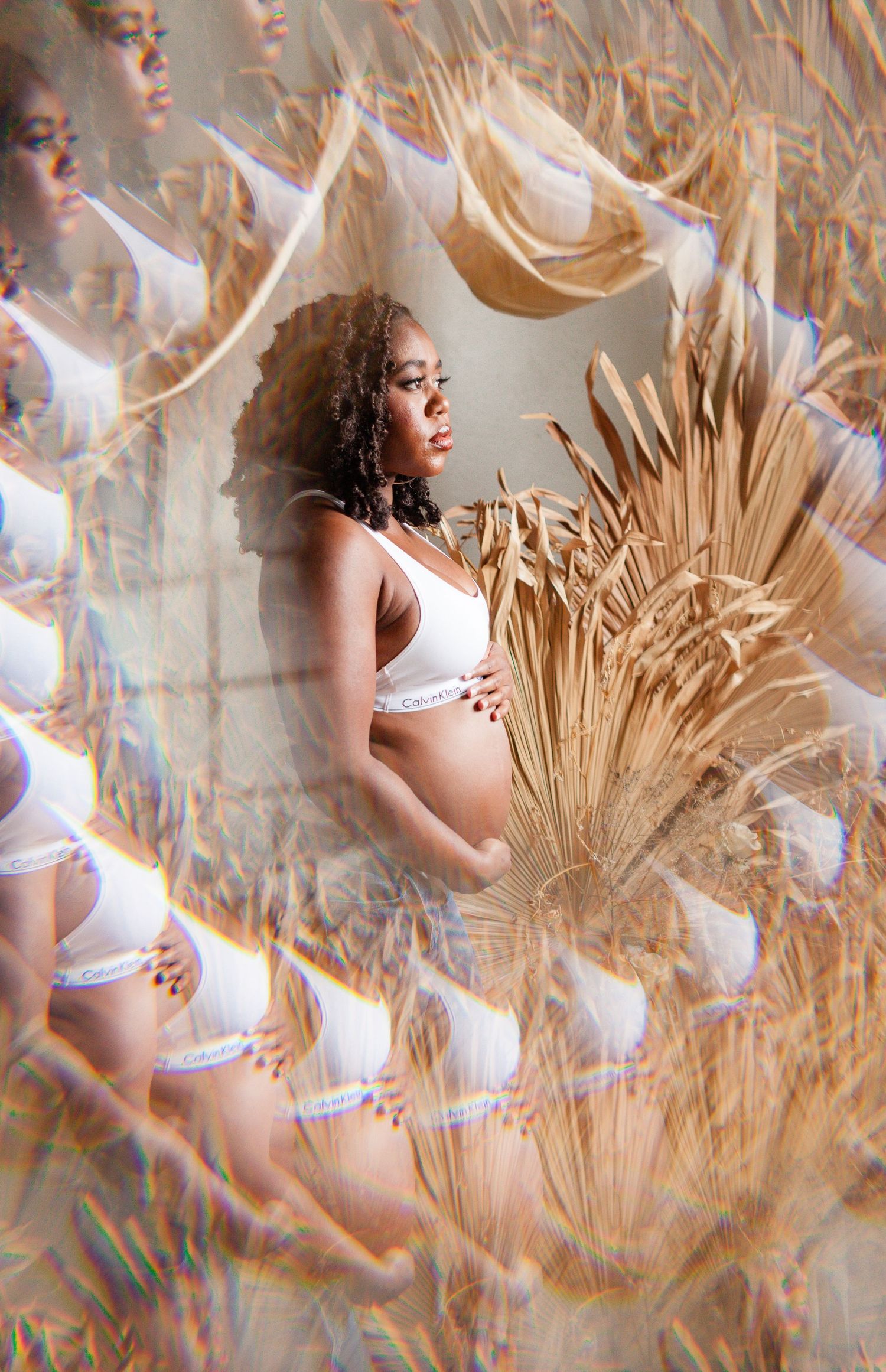 Luxury maternity portrait session in Tulsa Oklahoma capturing natural light, elegance, and imagery for who you are becoming.