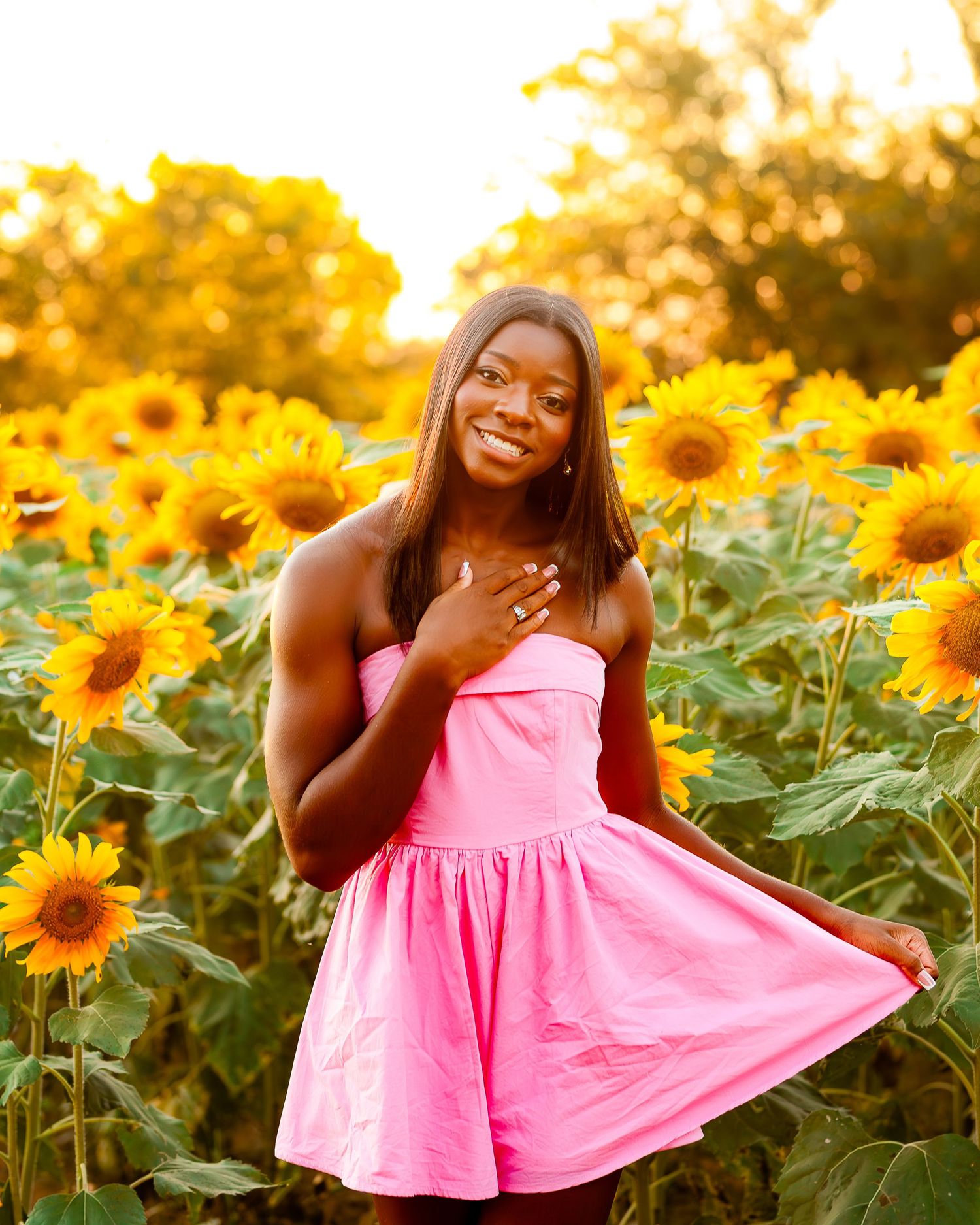 Modern senior photography in Tulsa Oklahoma with natural light and editorial styling by Imagery by LaShawn Renee.