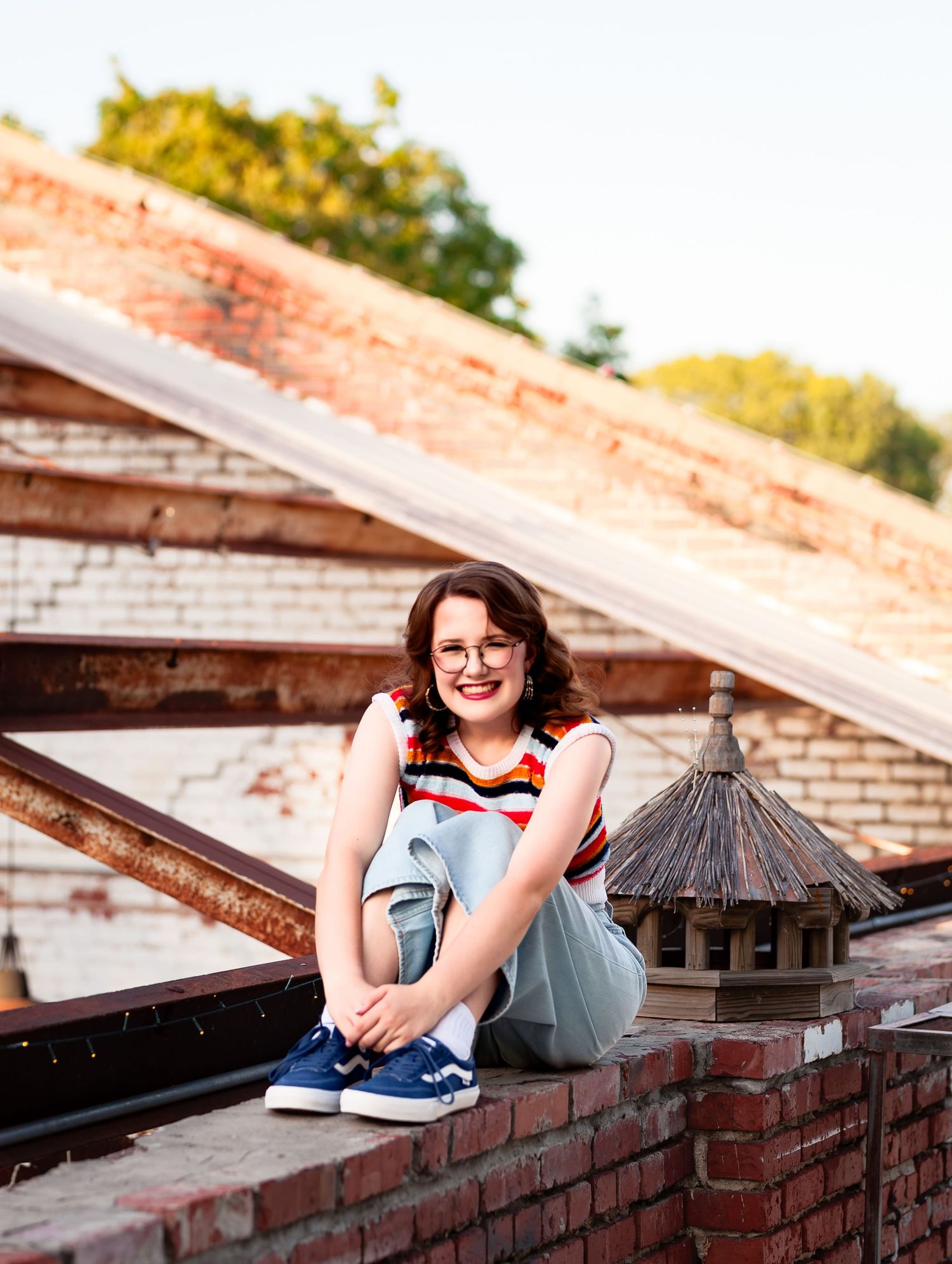 Editorial senior photography session serving Bartlesville, Owasso, and Broken Arrow Oklahoma focused on personality-filled imagery.