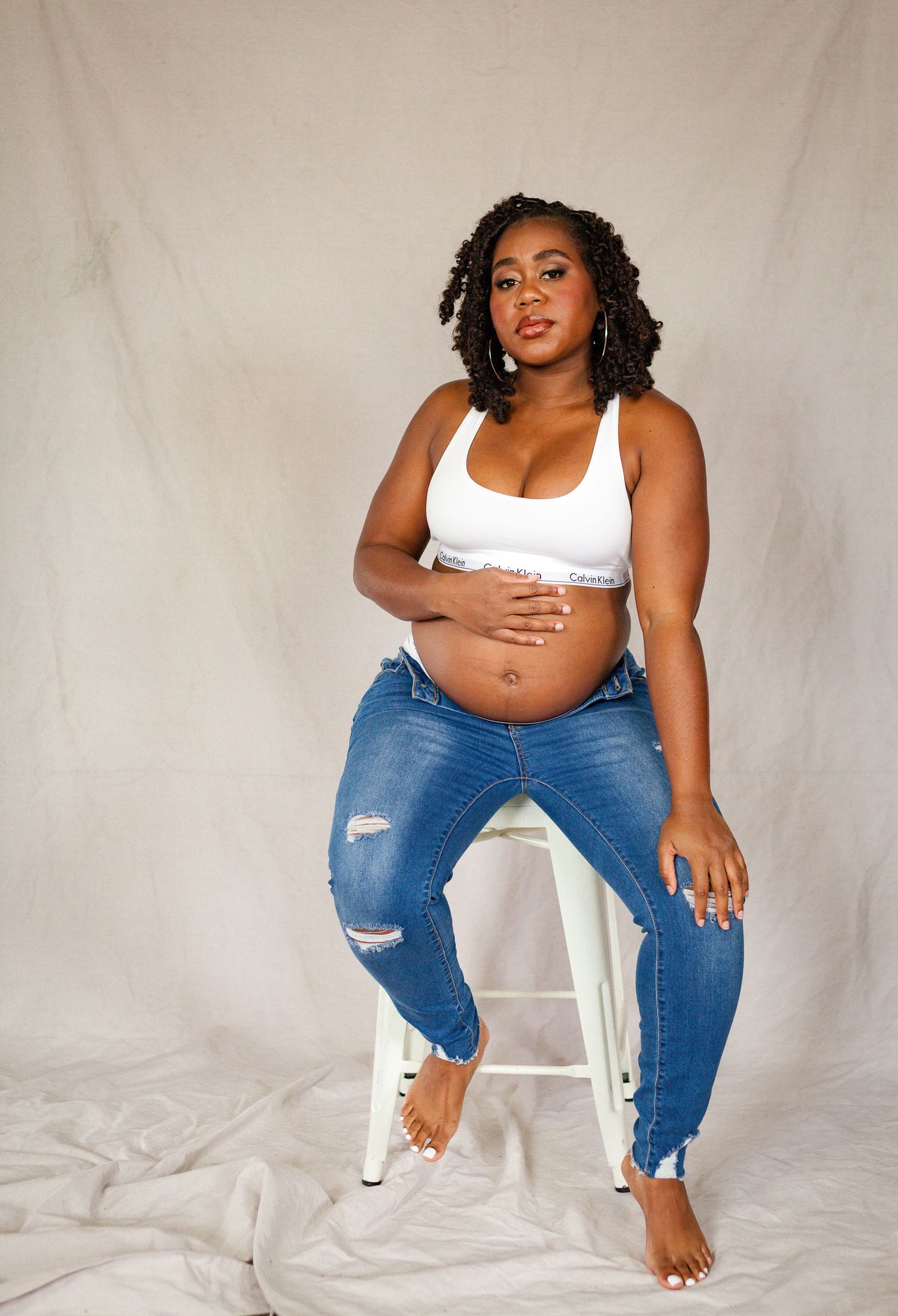 Luxury maternity portrait session in Tulsa Oklahoma capturing natural light, elegance, and imagery for who you are becoming.