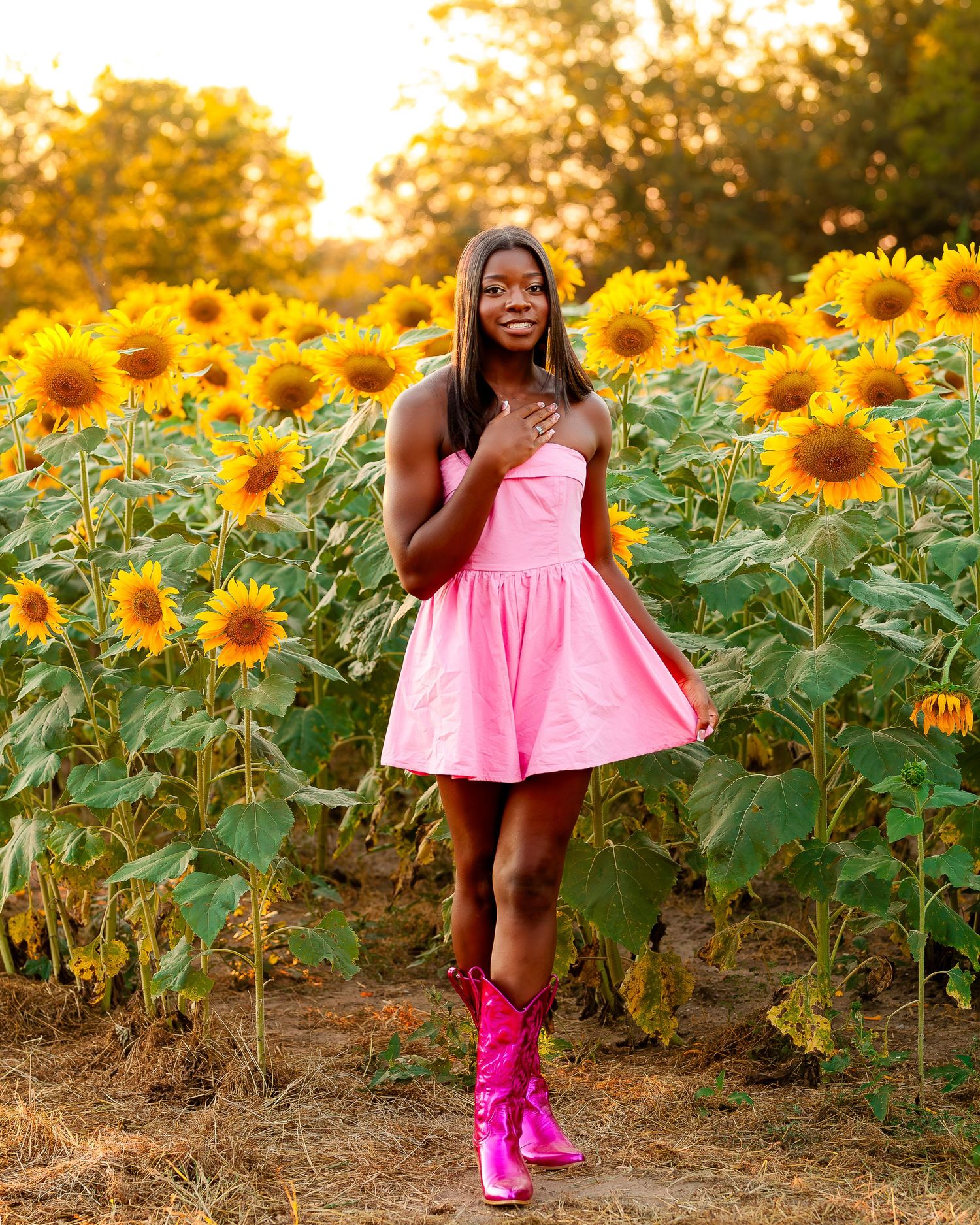 Modern senior photography in Tulsa Oklahoma with natural light and editorial styling by Imagery by LaShawn Renee.