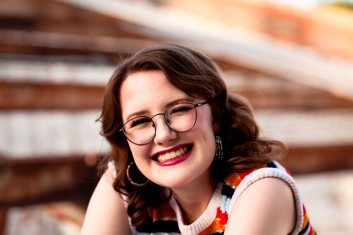 Editorial senior photography session serving Bartlesville, Owasso, and Broken Arrow Oklahoma focused on personality-filled imagery.