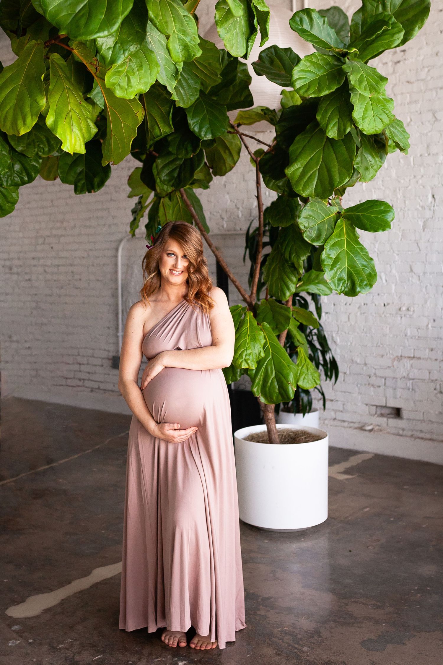 Luxury maternity portrait session in Tulsa Oklahoma capturing natural light, elegance, and imagery for who you are becoming.