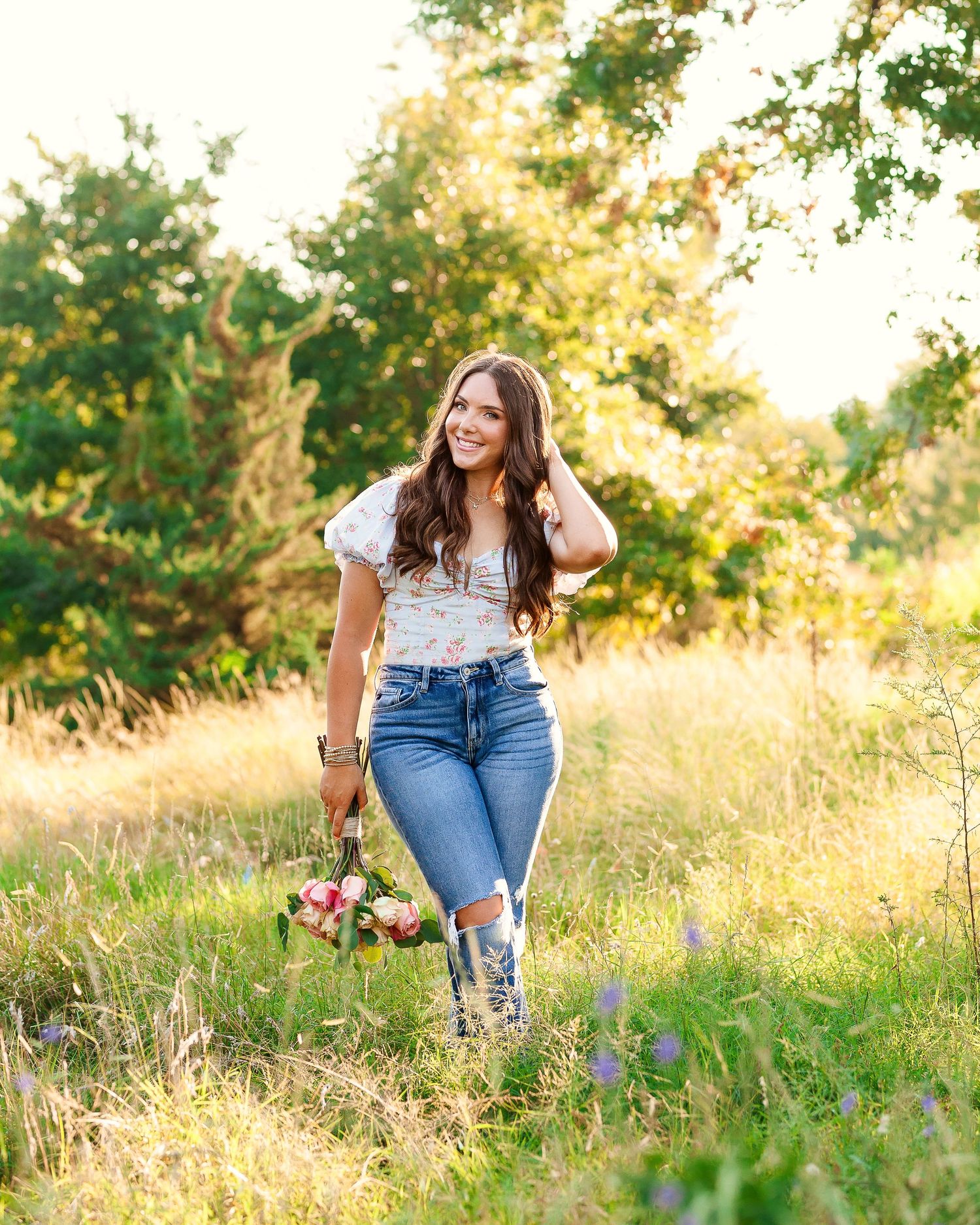 High school senior portrait session in Tulsa Oklahoma featuring bright, true-to-life imagery by Imagery by LaShawn Renee.