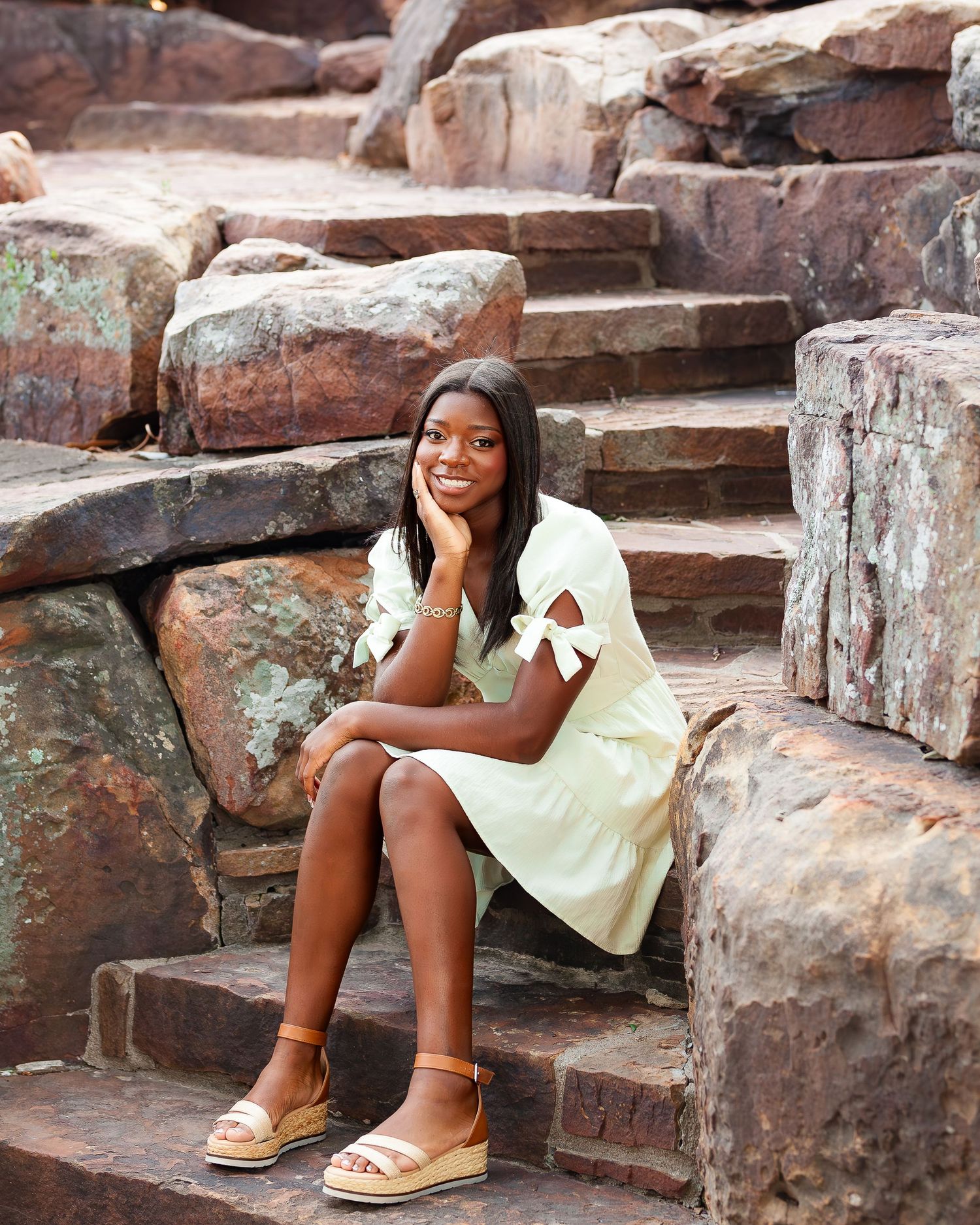 Modern senior photography in Tulsa Oklahoma with natural light and editorial styling by Imagery by LaShawn Renee.