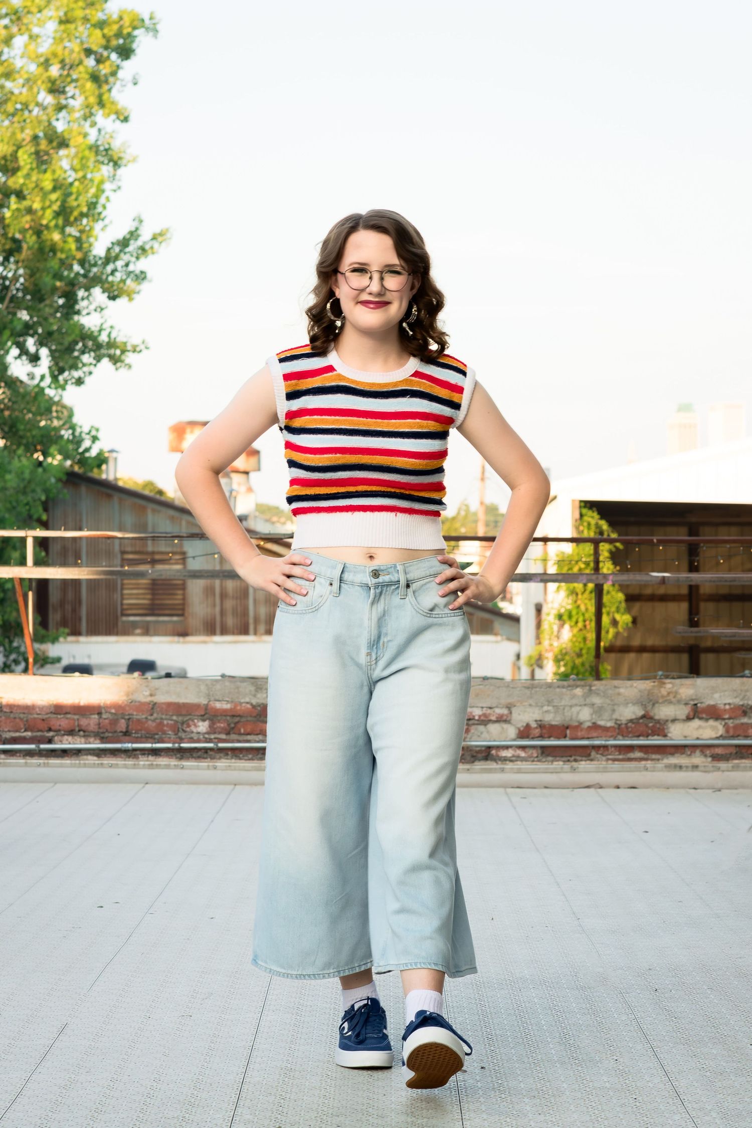 Editorial senior photography session serving Bartlesville, Owasso, and Broken Arrow Oklahoma focused on personality-filled imagery.