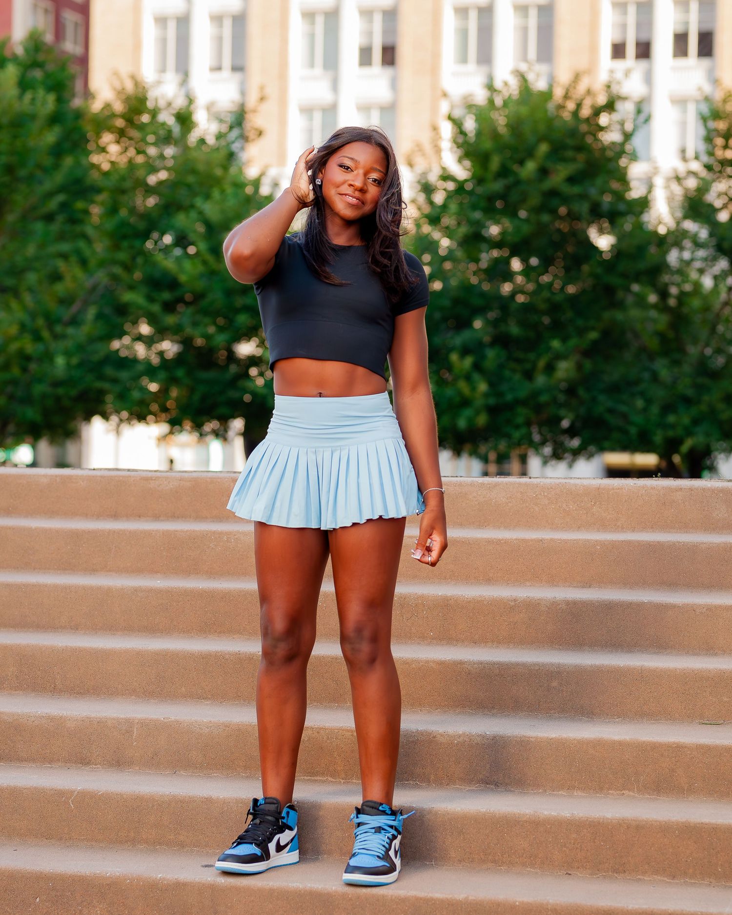 Modern senior photography in Tulsa Oklahoma with natural light and editorial styling by Imagery by LaShawn Renee.