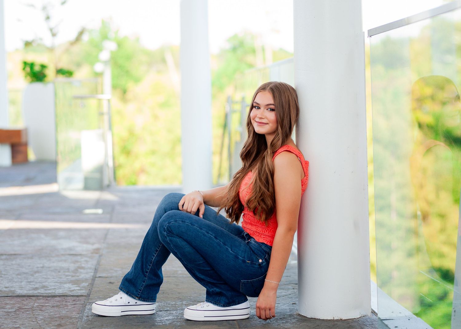 Modern senior photography in Tulsa Oklahoma with natural light and editorial styling by Imagery by LaShawn Renee.