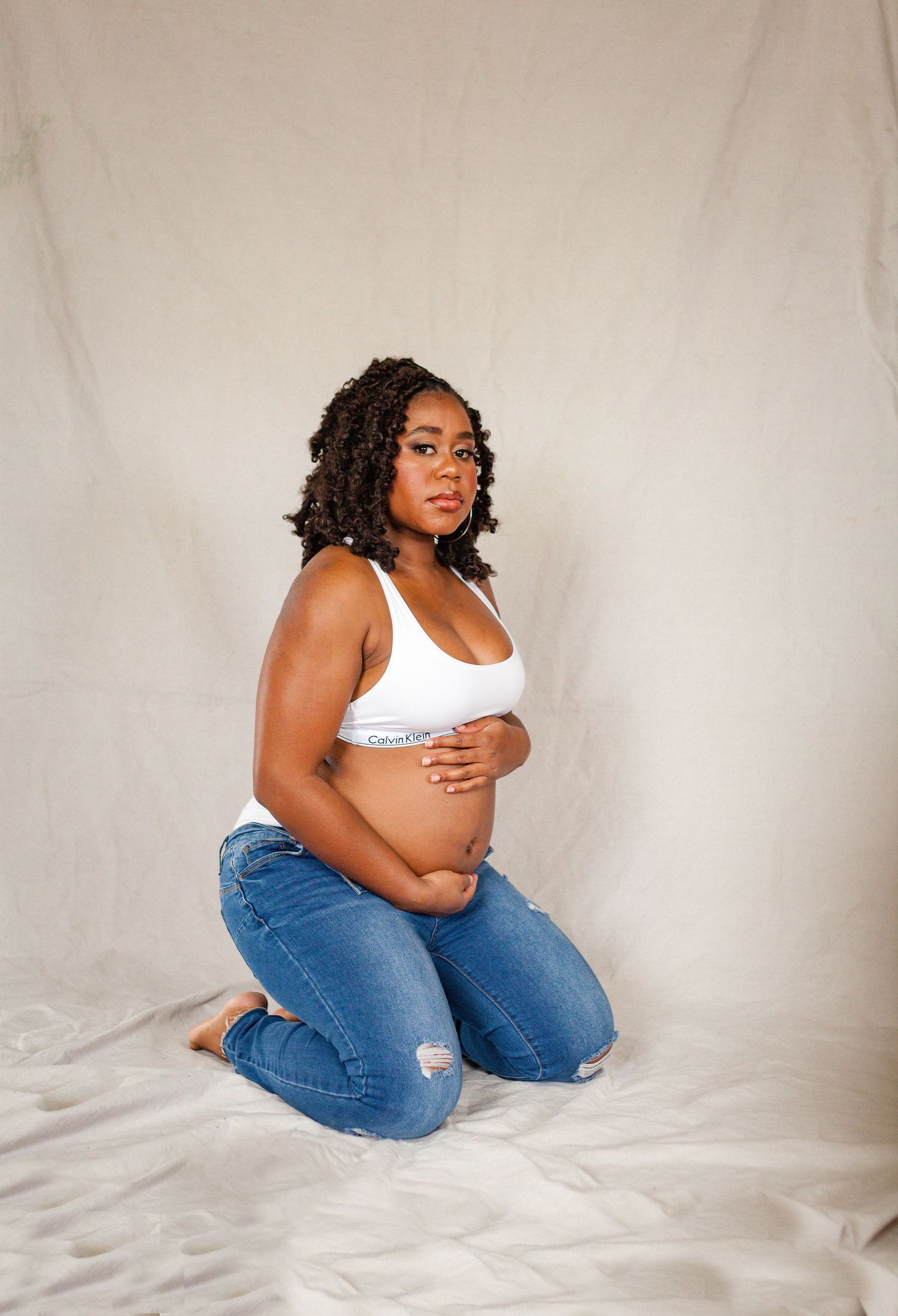 Luxury maternity portrait session in Tulsa Oklahoma capturing natural light, elegance, and imagery for who you are becoming.