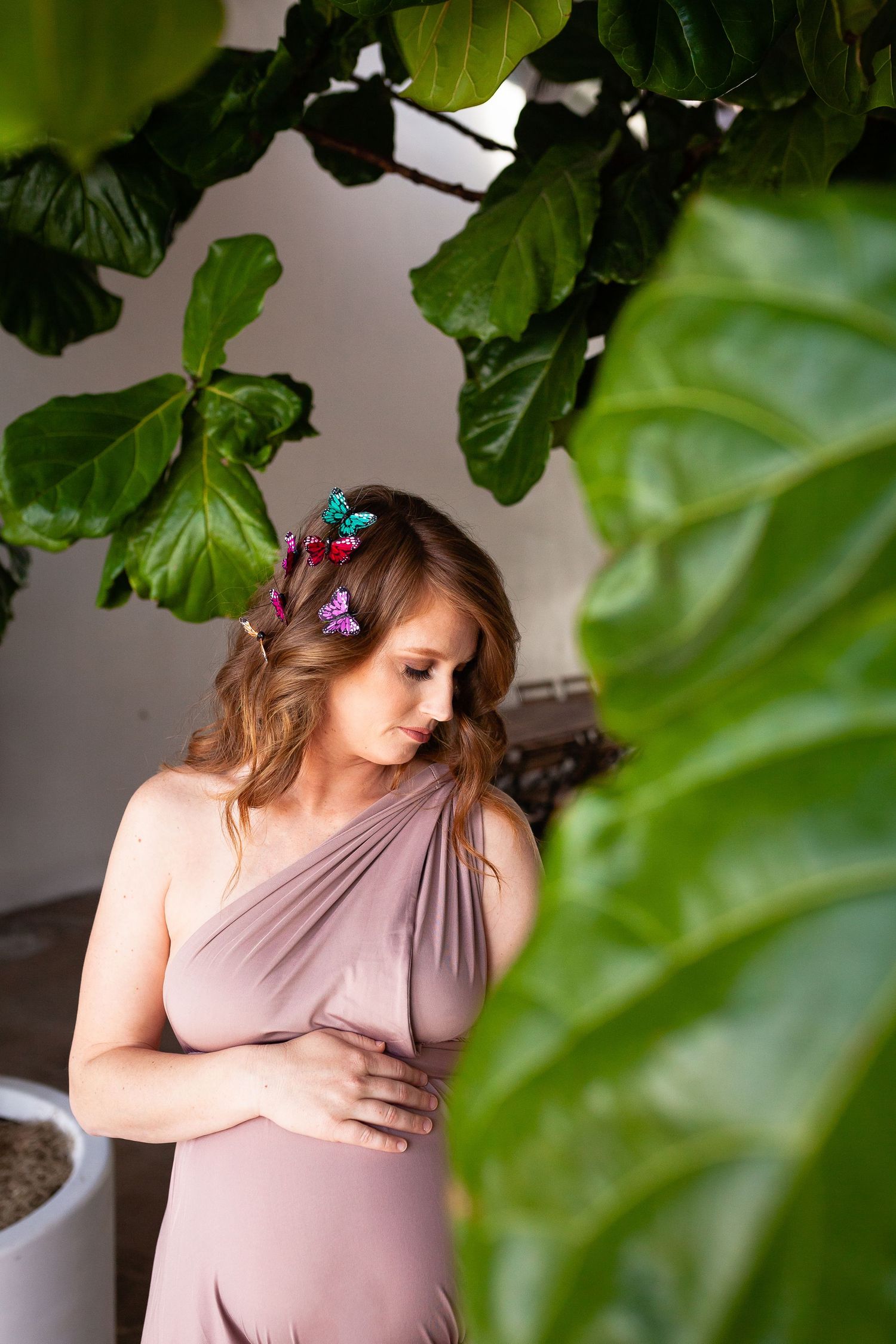 Luxury maternity portrait session in Tulsa Oklahoma capturing natural light, elegance, and imagery for who you are becoming.
