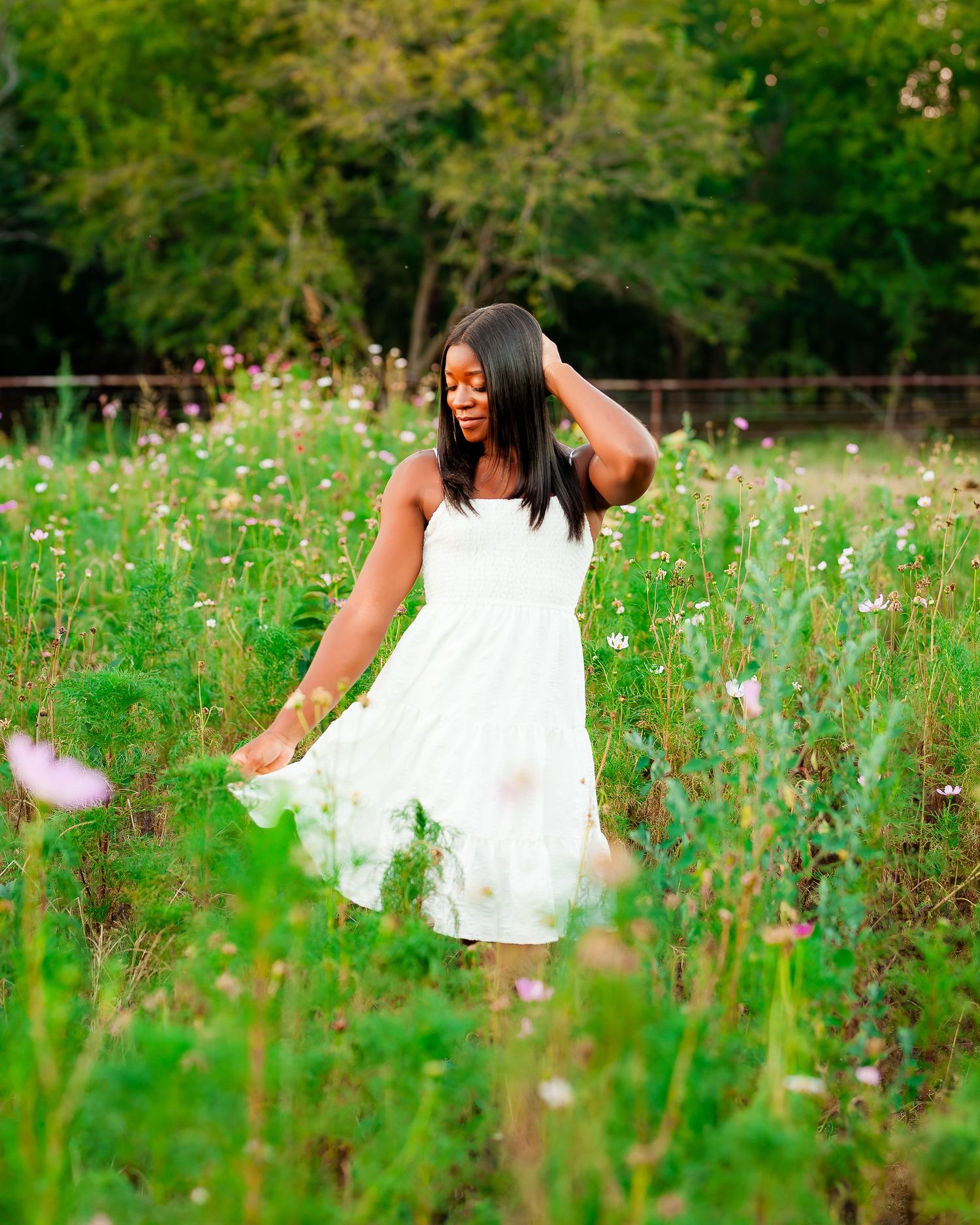 Modern senior photography in Tulsa Oklahoma with natural light and editorial styling by Imagery by LaShawn Renee.