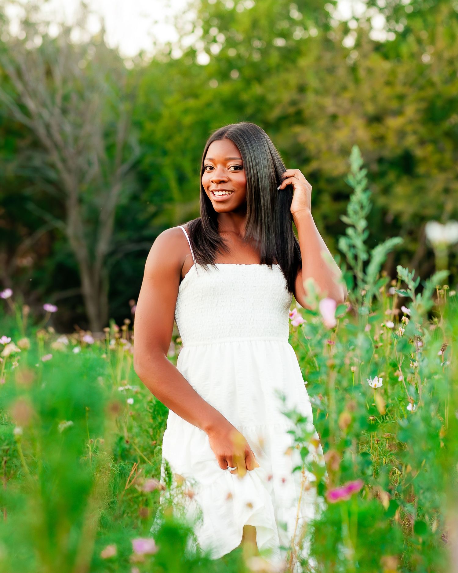 Modern senior photography in Tulsa Oklahoma with natural light and editorial styling by Imagery by LaShawn Renee.