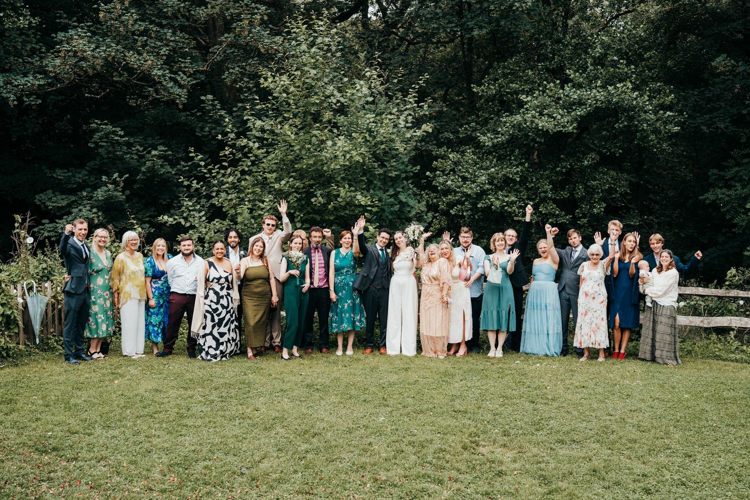Wedding group photo
