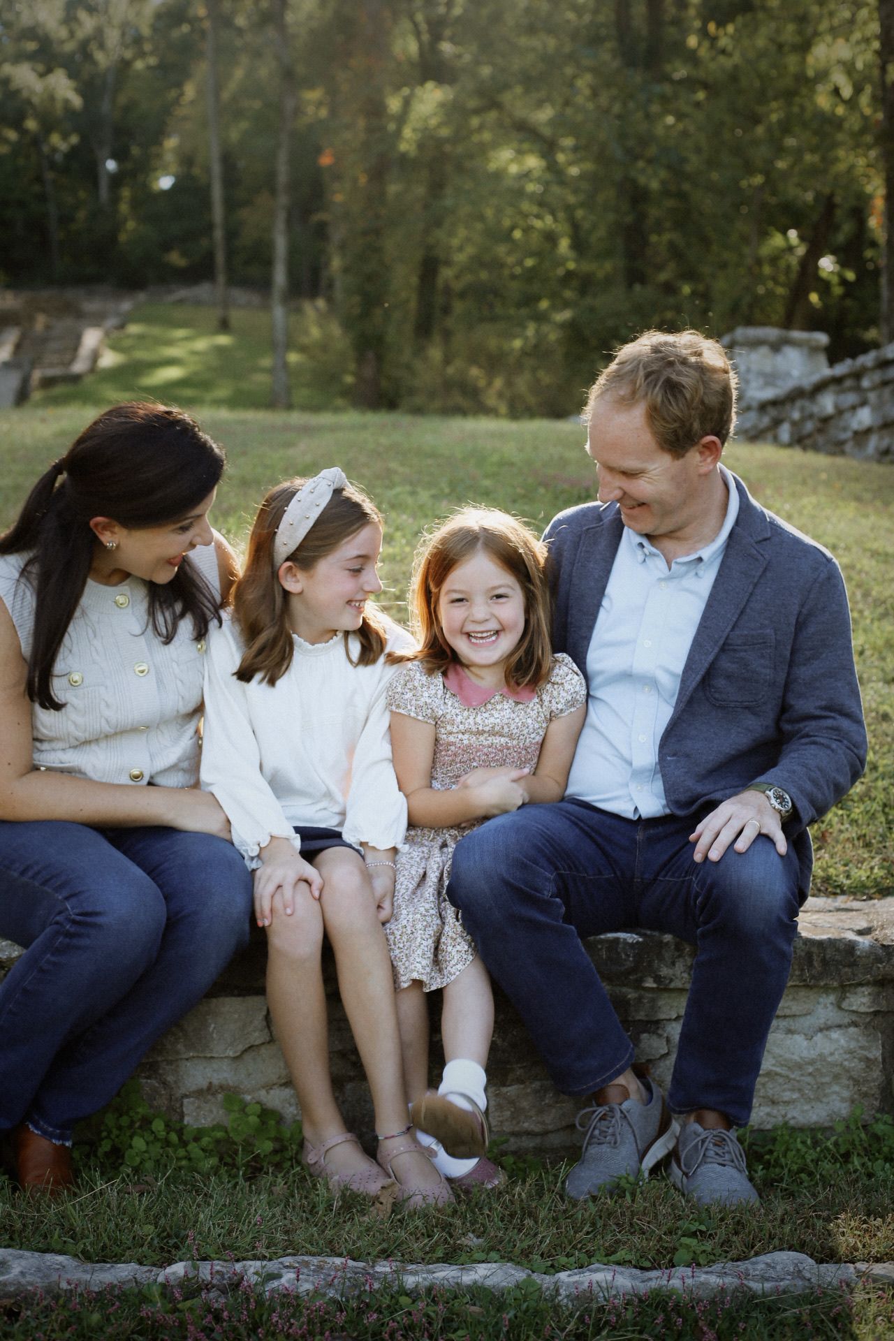 Sami Myrick Photography family and sibling session outside nashville belle meade green hills nashville tn Warner parks