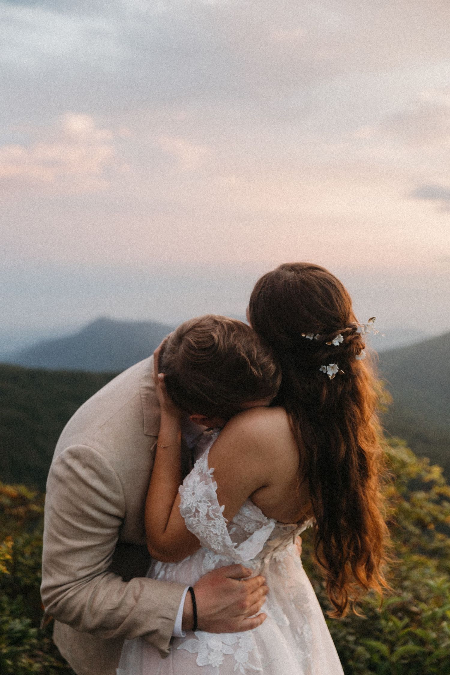 Asheville mountain elopement photographer for the wild at heart