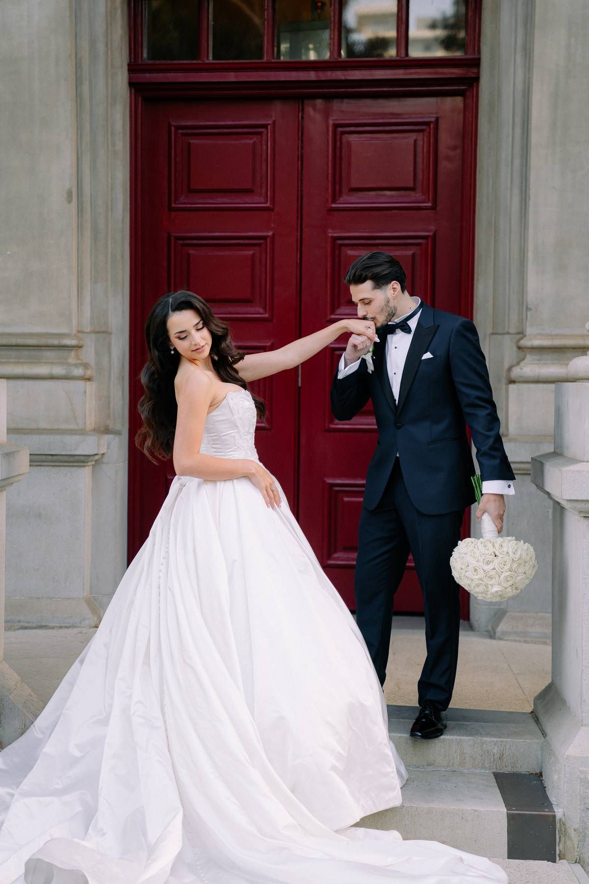 Macedonian wedding photography at couple portraits at Stirling Gardens in Perth CBD captured in documentary style with an editorial eye
