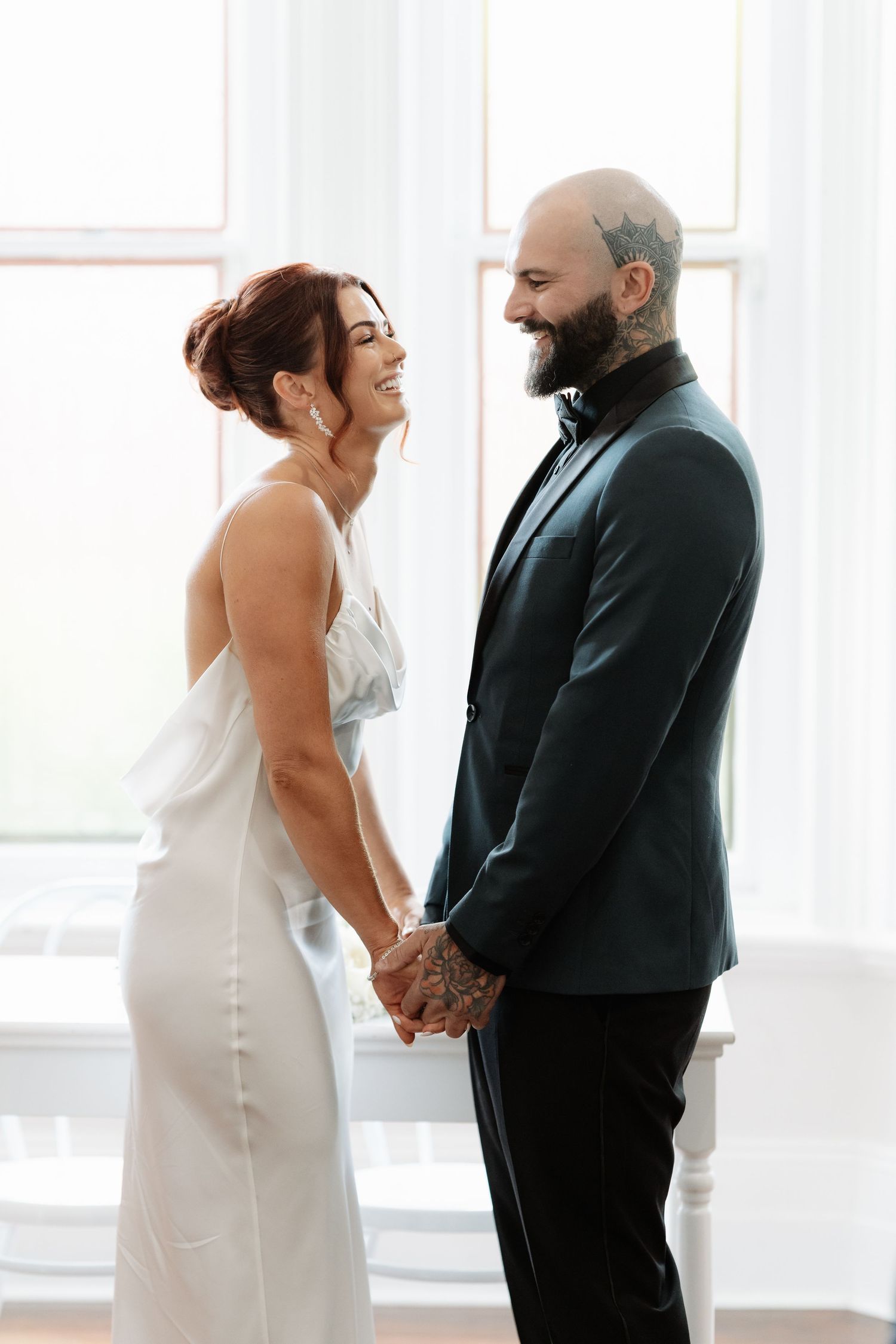 Wedding photos in Perth CBD and Old Tower House weddings, romantic couple portraits in urban and historic settings, documentary style