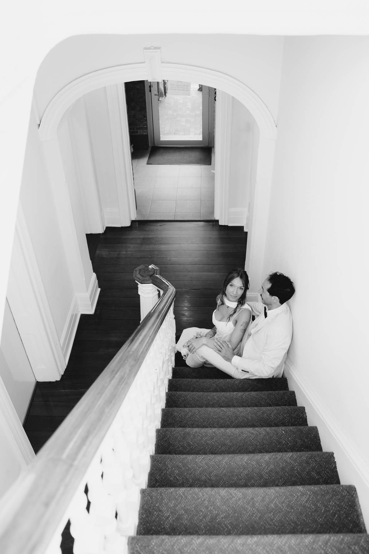 Wedding photos in Perth CBD and Old Tower House weddings, romantic couple portraits in urban and historic settings, documentary style
