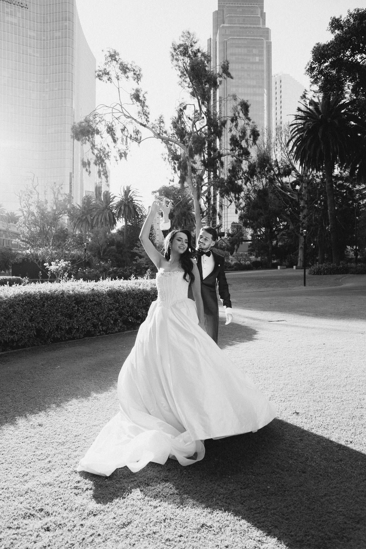 Macedonian wedding photography at Stiling Gardens in Perth CBD capturing vibrant cultural celebrations, candid moments and documentary style