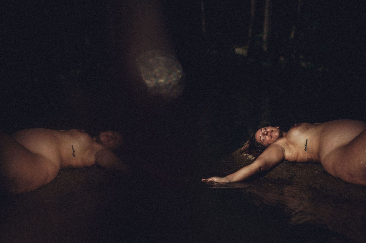 Ecosomatic nature-based maternity photography near Greenville, South Carolina