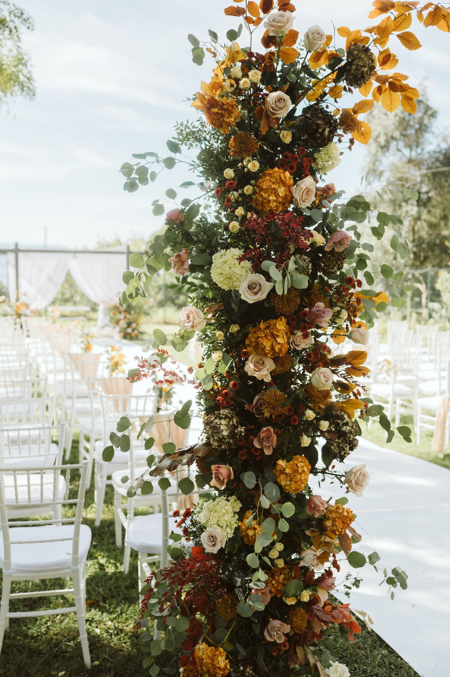 Flowers arrangements at Rock Hotel