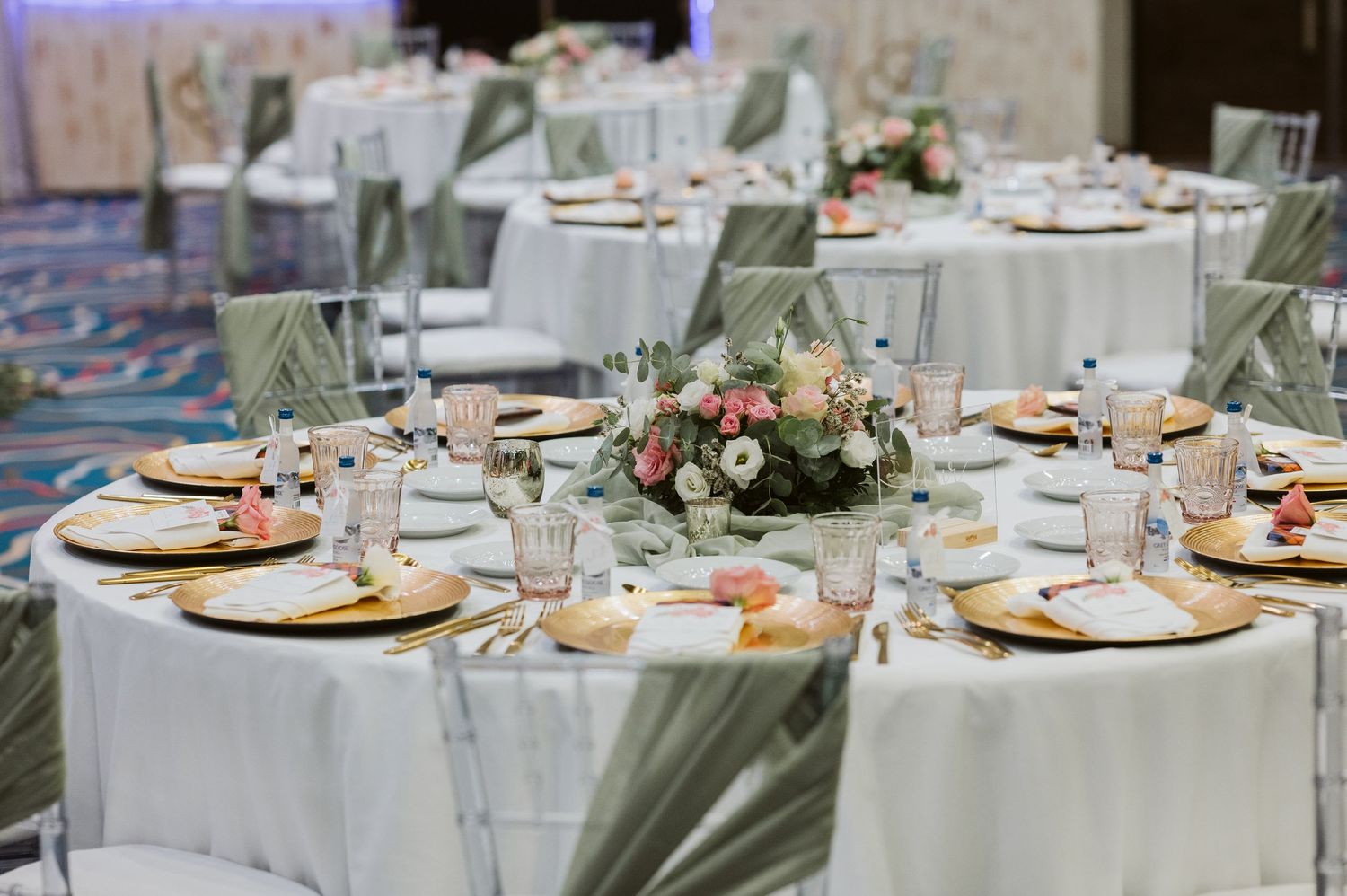 Ballroom setup on Yacht Hotel