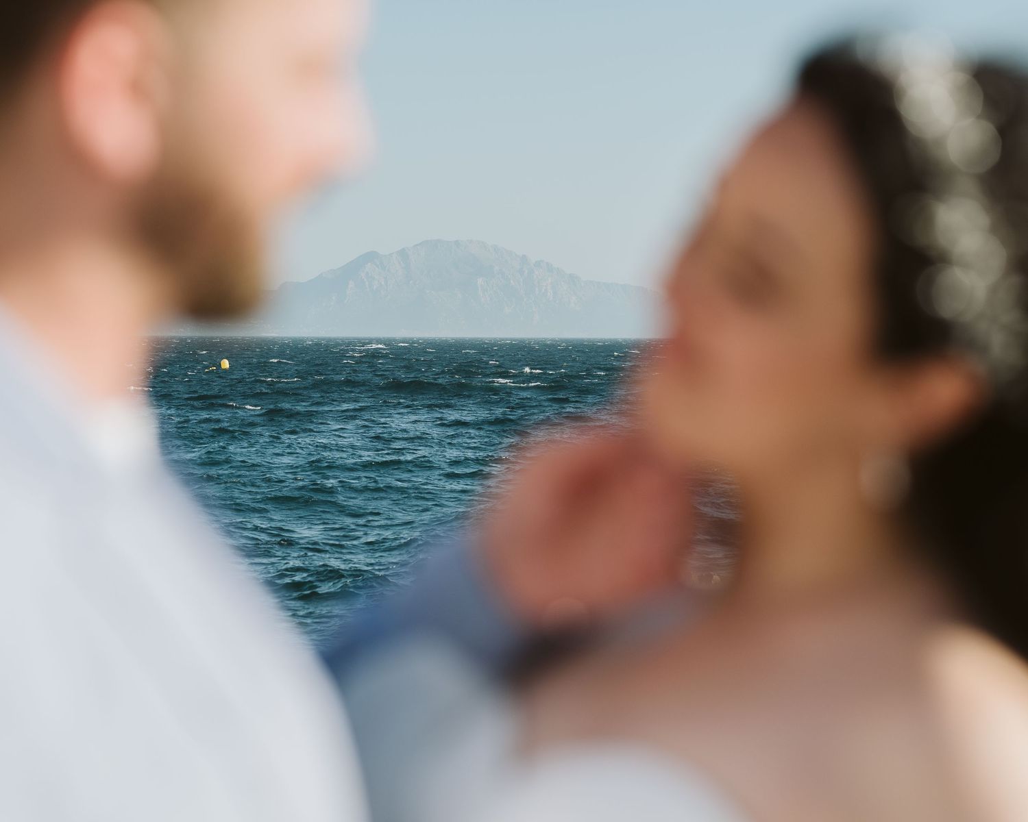 Views of Morocco between the groom and bride
