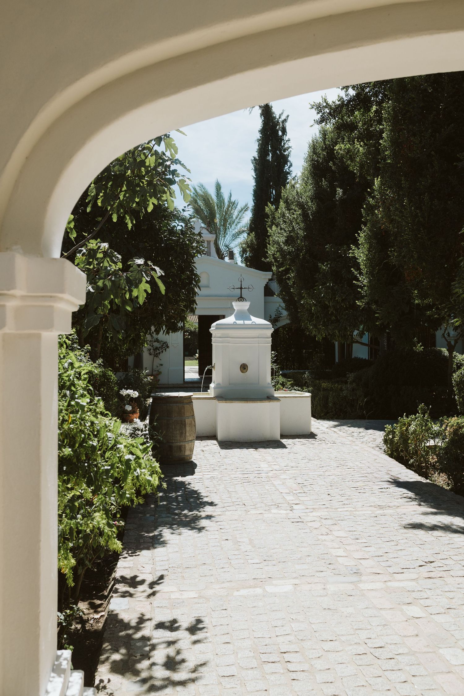 photo of a fountain at Finca Monasterio