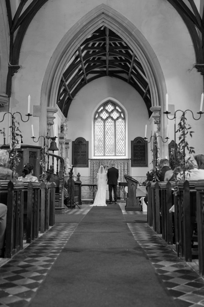 At the altar
