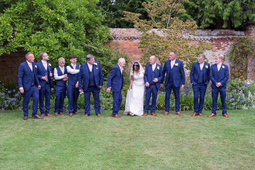 Groomsman getting organised