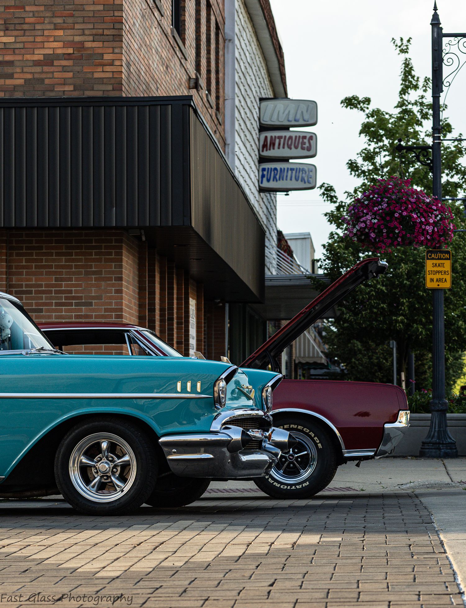 Old store signs and Classic cars