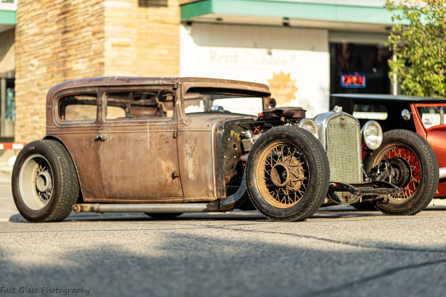 Rusty rat rod photography