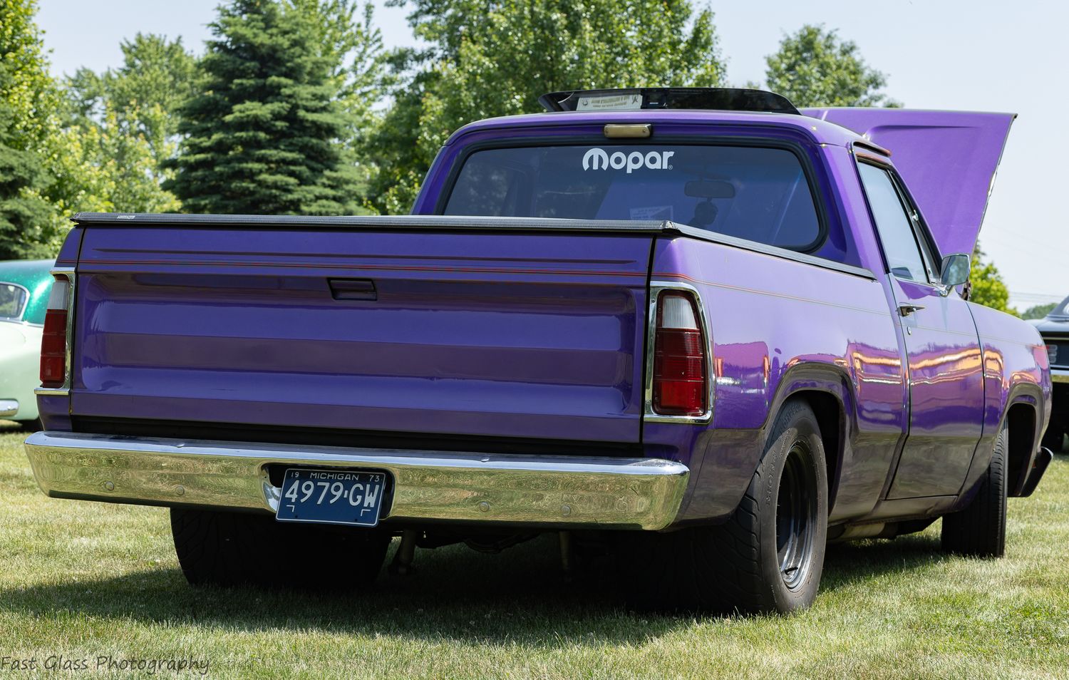 Purple Ram truck