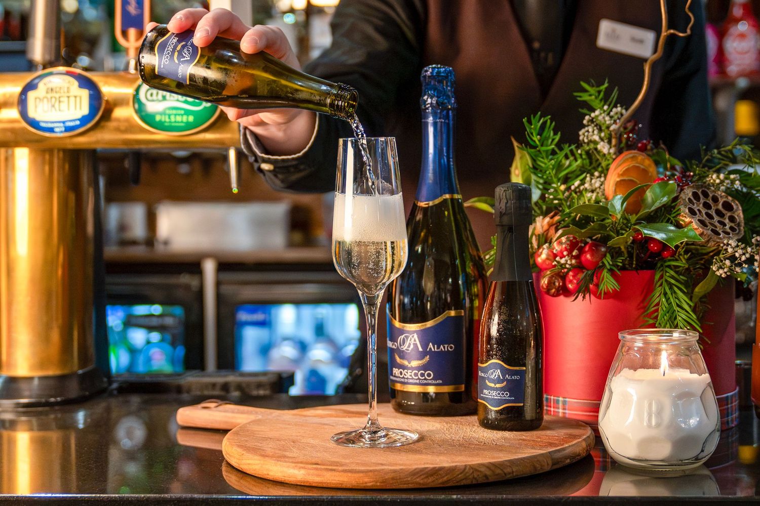 prosecco festive celebration