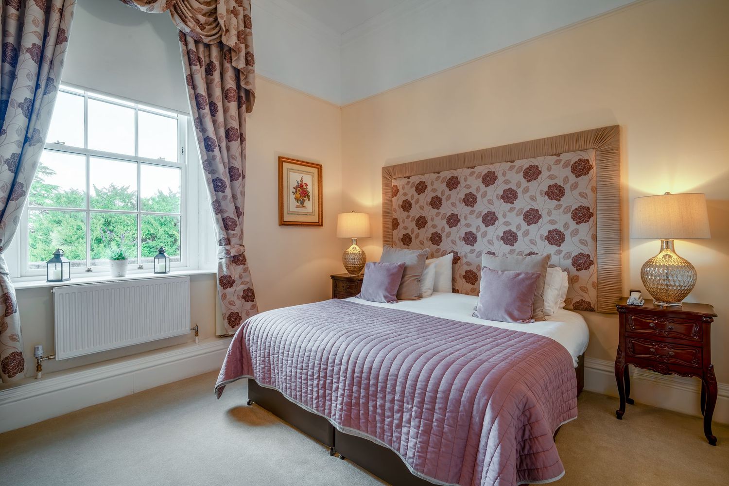 hotel bedroom interior