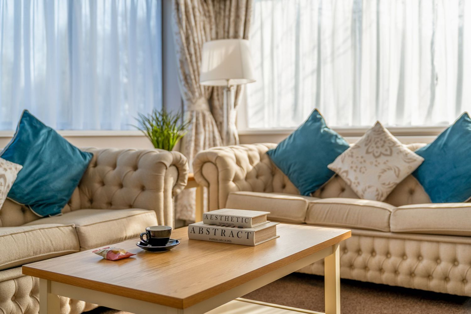 Light and breezy living space